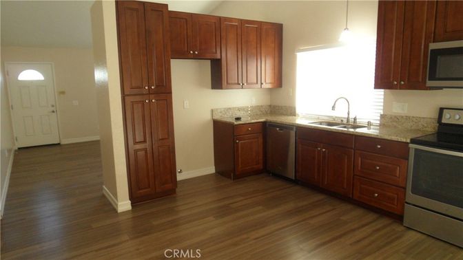 Interior, Kitchen, Pendant Lights, Wood Texture Flooring