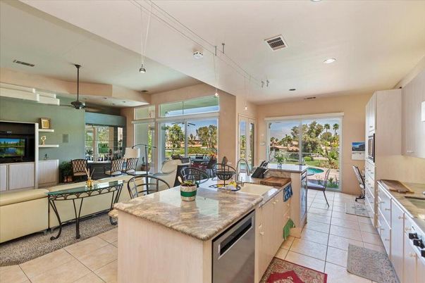 Dining room, Interior, Kitchen, Living room, Recessed Lighting