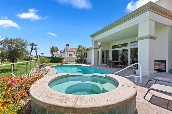 Exterior, Fireplace, Pool