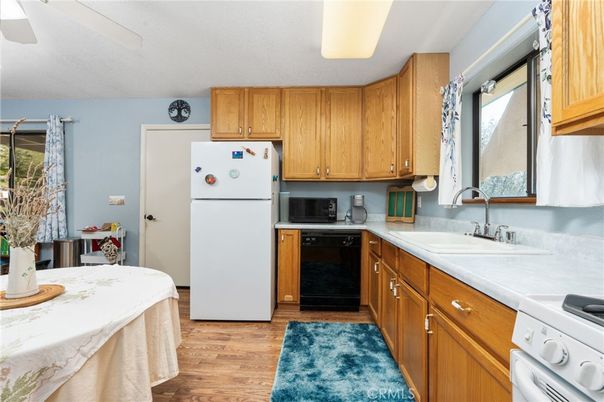 Interior, Kitchen, Wood Texture Flooring