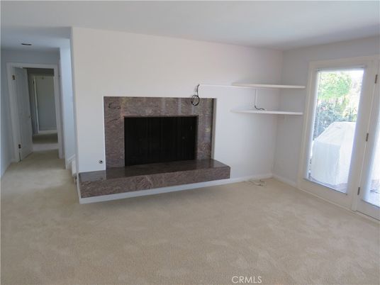 Empty room, Fireplace, Interior