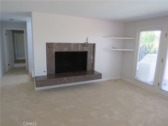 Empty room, Fireplace, Interior