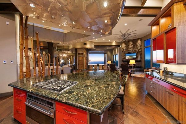 Dining room, Interior, Kitchen, Living room, Pendant Lights, Recessed Lighting, Stainless Steel Appliances, Water