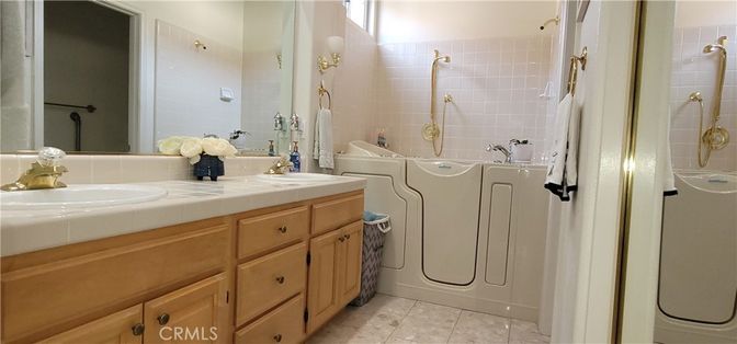 Bathroom, Dual Sink Vanities, Interior, Tile Countertops