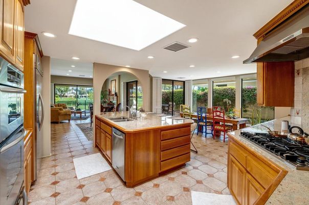 Dining room, Interior, Kitchen, Living room, Recessed Lighting, Stainless Steel Appliances