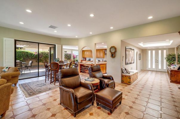 Dining room, Interior, Kitchen, Living room, Recessed Lighting