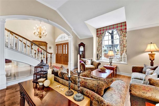 Chandelier, Interior, Living room, Wood Texture Flooring