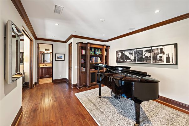Game Room, Interior, Recessed Lighting, Wood Texture Flooring