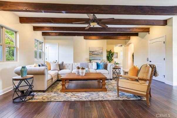Interior, Living room, Wooden Beams, Wood Texture Flooring