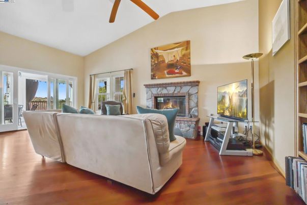 Fireplace, Interior, Living room, Wood Texture Flooring