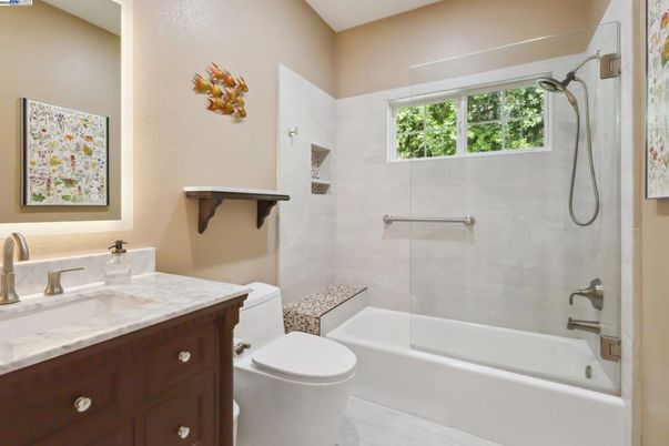 Bathroom, Glass Shower, Interior