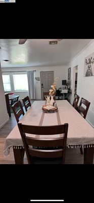 Dining room, Interior, Wood Texture Flooring