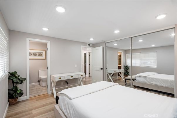 Bathroom, Bedroom, Interior, Recessed Lighting, Wood Texture Flooring