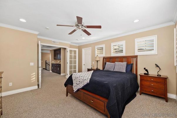 Bedroom, Interior, Recessed Lighting