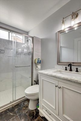 Bathroom, Glass Shower, Interior
