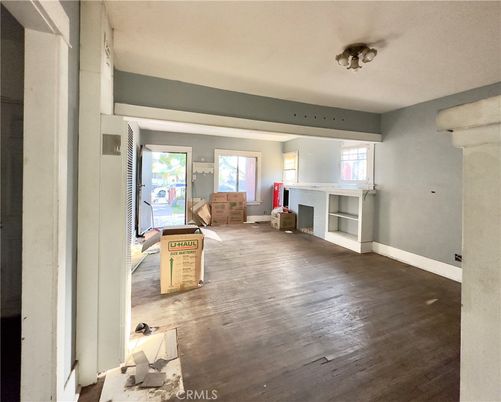 Fireplace, Interior, Wood Texture Flooring