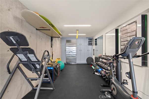 Fitness Equipment, Gym, Interior, Recessed Lighting