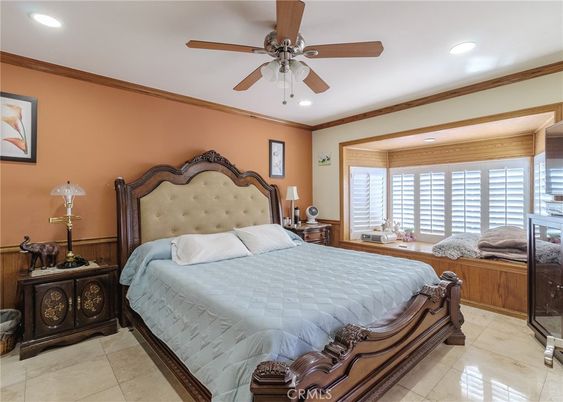 Bedroom, Interior, Recessed Lighting