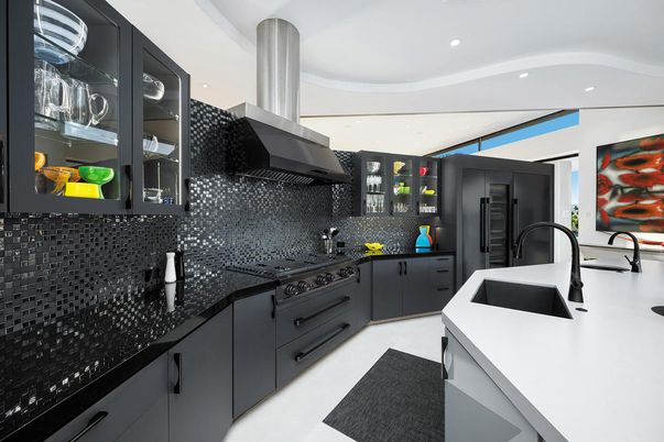 Interior, Kitchen, Recessed Lighting, Stainless Steel Appliances