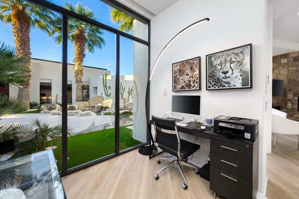 Home Office, Interior, Wood Texture Flooring