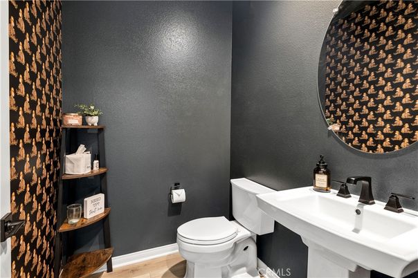 Bathroom, Interior, Wood Texture Flooring