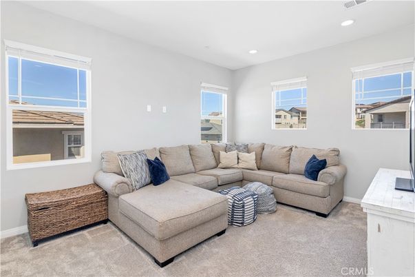 Interior, Living room, Recessed Lighting