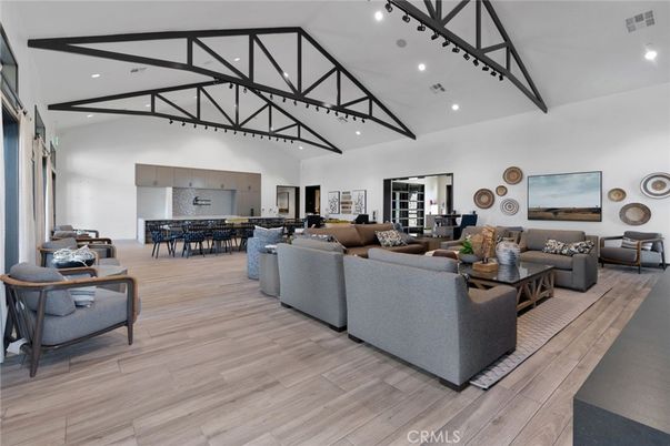 Dining room, Interior, Kitchen, Living room, Recessed Lighting, Wood Texture Flooring