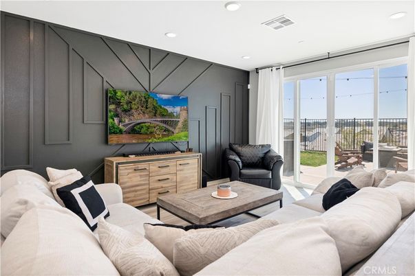 Interior, Living room, Recessed Lighting