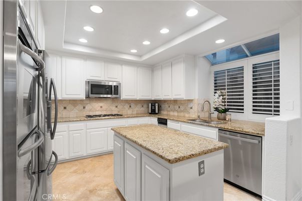 Interior, Kitchen, Recessed Lighting, Stainless Steel Appliances