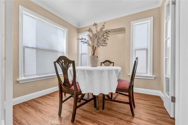 Dining room, Interior, Wood Texture Flooring