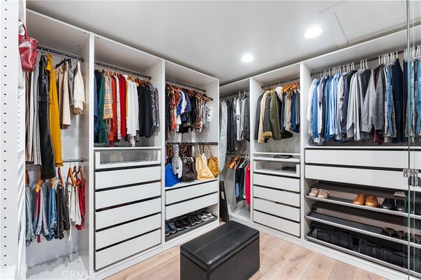 Interior, Recessed Lighting, Walk-in Closets, Wood Texture Flooring