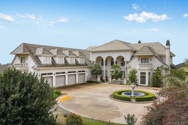 Attached, Backyard, Exterior, Facade, French Provincial