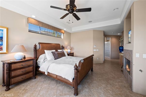 Bedroom, Fireplace, Interior, Recessed Lighting