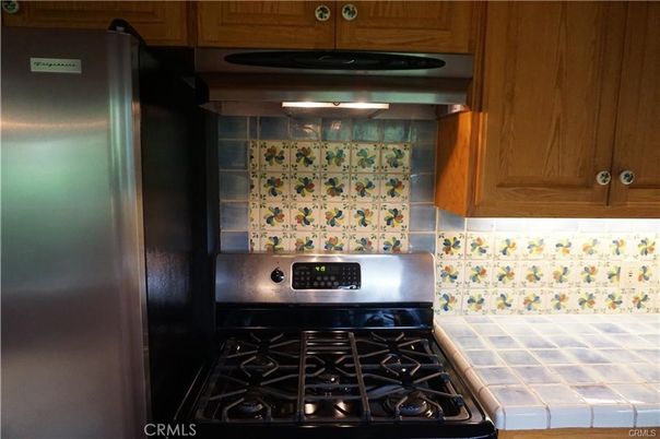 Interior, Kitchen, Stainless Steel Appliances, Tile Countertops