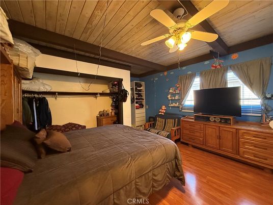 Bedroom, Interior, Wooden Ceilings, Wood Texture Flooring