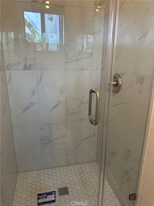 Bathroom, Glass Shower, Interior, Marble Walls