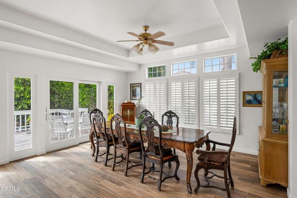 Dining room, Interior, Wood Texture Flooring