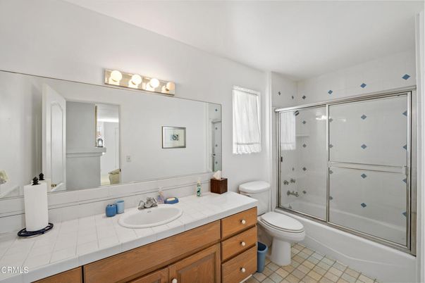 Bathroom, Glass Shower, Interior, Tile Countertops