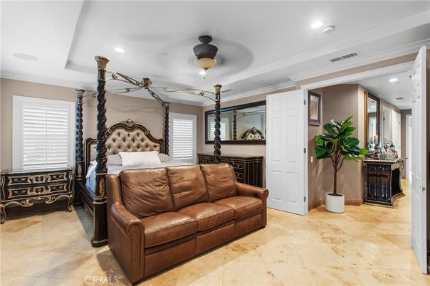 Bedroom, Interior, Recessed Lighting