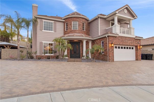 Attached, Exterior, Facade, Brick Facade, Mediterranean