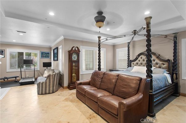 Bedroom, Interior, Recessed Lighting
