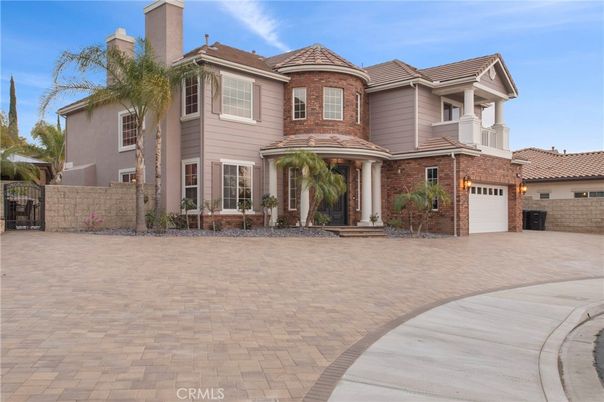 Attached, Exterior, Facade, Brick Facade, Mediterranean