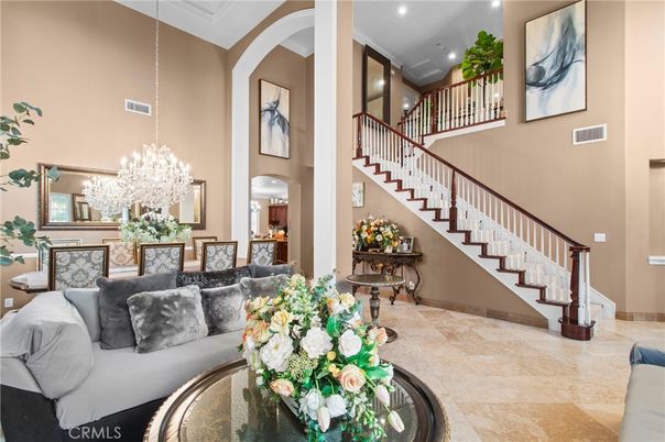 Chandelier, Dining room, Interior, Recessed Lighting
