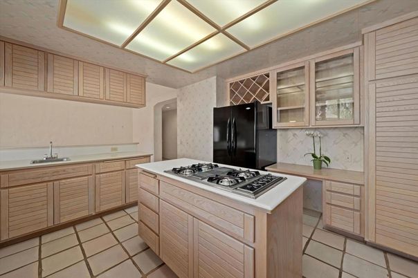 Interior, Kitchen, Marble Walls