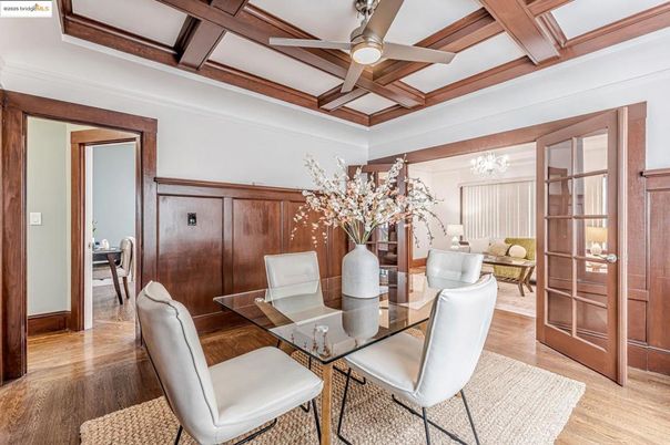 Dining room, Interior, Living room, Wooden Beams, Wood Texture Flooring