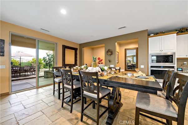 Dining room, Interior, Recessed Lighting