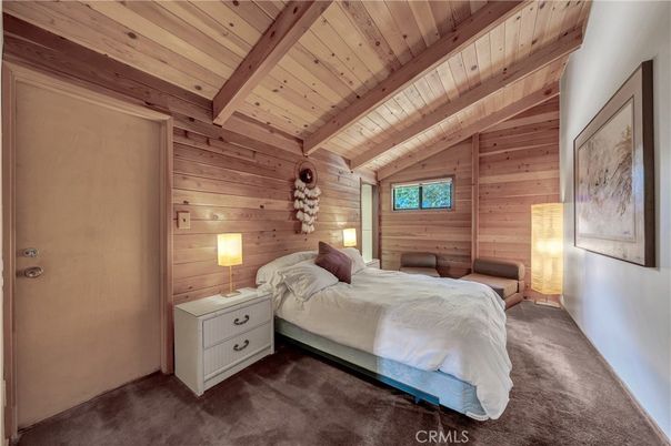 Bedroom, Interior, Wooden Beams, Wooden Ceilings, Wooden Walls