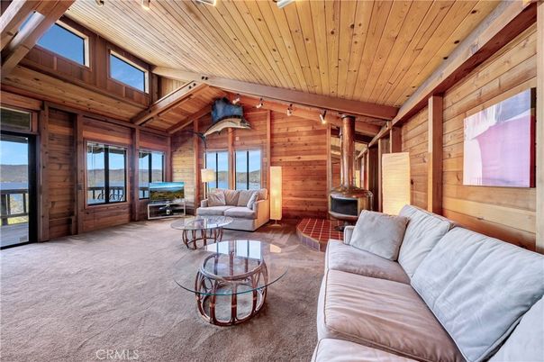 Fireplace, Interior, Living room, Wooden Beams, Wooden Ceilings, Wooden Walls
