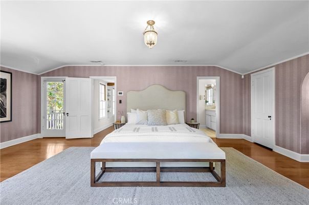 Bedroom, Interior, Wood Texture Flooring