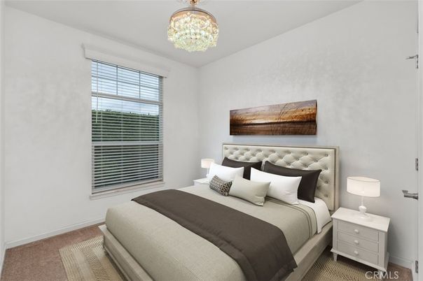 Bedroom, Chandelier, Interior